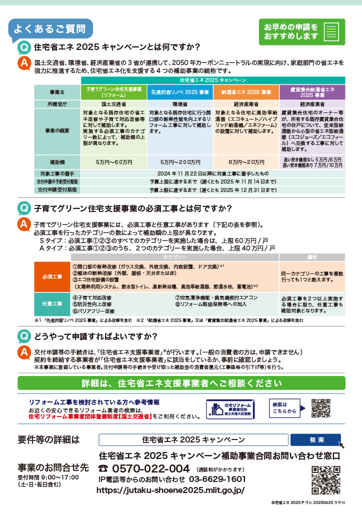 住宅省エネ2025キャンペーンQ&A2